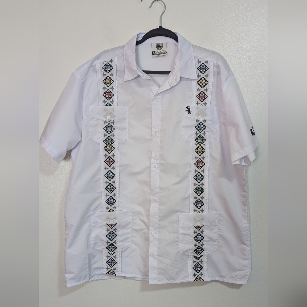 🌸Chicago White Sox Hispanic Heritage 125th Anniversary Button Down Short Sleeve